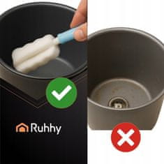 Ruhhy 4u1 električni grijač i pjenilica mlijeka od 500 W LCD 270 ml