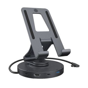 IcyBox IB-TH100-DK rotirajući držač za tablet ili telefon s USB-C priključkom