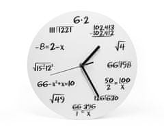 Gadget Master Zidni sat Matematika - Bijela