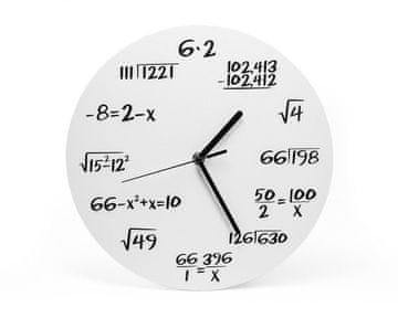 Gadget Master Zidni sat Matematika - Bijela