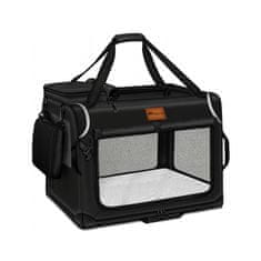 Tresko Transporter za pse i mačke 92x63x63 cm Crna