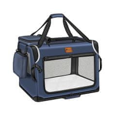 Tresko Kutija za prijevoz pasa i mačaka 83x58x58 cm Plava