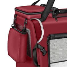 Tresko Transporter za pse i mačke 70x52x52 cm Crvena