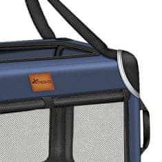 Tresko Kutija za prijevoz pasa i mačaka 83x58x58 cm Plava