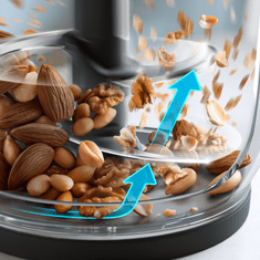 Philips Sjeckalica serije 3000, 1 l, 450 W, crna (HR1507/00)