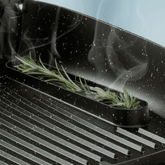 Philips Stolni roštilj serije 5000, 2400 W, 5 razina, crni/srebrni (HD6212/90)