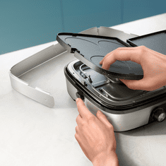 Philips Stolni roštilj serije 5000, 2400 W, 5 razina, crni/srebrni (HD6222/90)