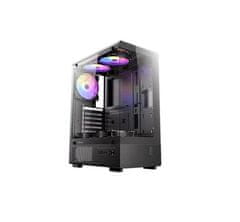 Antec VCX300 ARGB kućište s 5 ventilatora, panorama