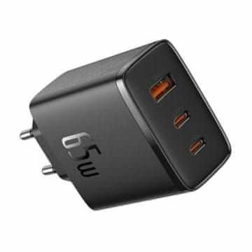 BASEUS punjač 65W USB 2xTipC TipA GaN5 CubePro crni P10152301113-00
