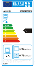 Gorenje Ugradbena pećnica BOP6373E28EX