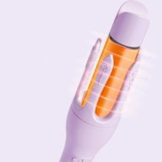 FRILLA® Automatski uvijač za kosu s rotacijom, električni styler za kovrče, više razina topline | CURLORA Ljubičasta