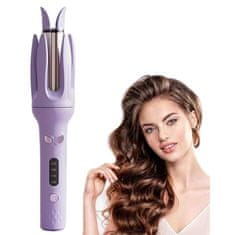 FRILLA® Automatski uvijač za kosu s rotacijom, električni styler za kovrče, više razina topline | CURLORA Ljubičasta