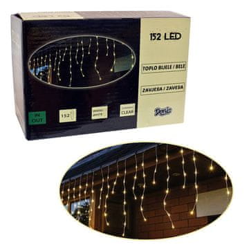 Denis 152 LED, zavjesa, toplo bijelo svjetlo