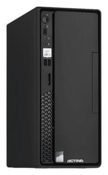 slomart AAA PC Intel Core i3-12100, 8GB DDR4, 512GB SSD, Windows 11 Home, Mini Tower, Crna