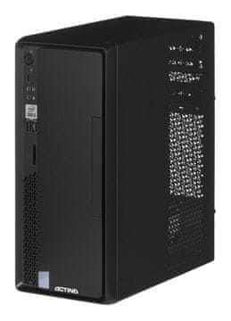 slomart AAA PC Intel Core i5-14400, 8 GB DDR4, 1 TB SSD, Windows 11 Pro Education, Mini Tower, Crna