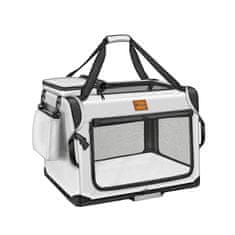 Tresko Transporter za pse i mačke 83x58x58 cm Svijetlosiva