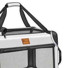 Tresko Transporter za pse i mačke 83x58x58 cm Svijetlosiva