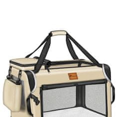 Tresko Transporter za pse i mačke 92x63x63 cm Bež