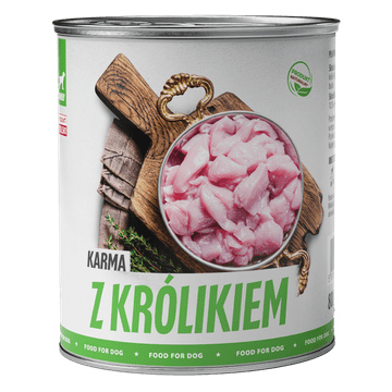 TufTuf mokra hrana za pse Kunić, konzerva 800g Pašteta