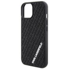 Karl Lagerfeld 3D Rubber maska za iPhone 15, crno
