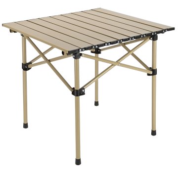 LIVEFY sklopivi piknik stol Camp 53x51 cm, bež