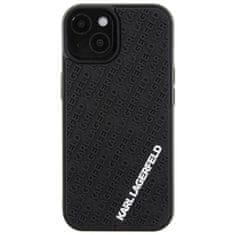 Karl Lagerfeld 3D Rubber maska za iPhone 15, crno