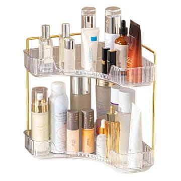 LIVEFY organizator za kozmetiku Nest, zlatni