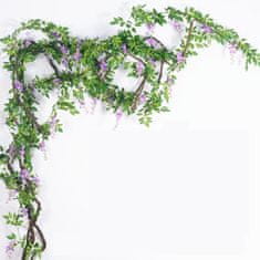 HOME & MARKER® Umjetno cvijeće za dekoraciju, ukrasno cvijeće za zidove i lukove, 180 cm | WISBLOOM