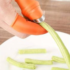 HOME & MARKER® Vrtnarski nož palčni, mini nož za precizno rezanje biljaka s prevlekom za prste | THUMBYCUT