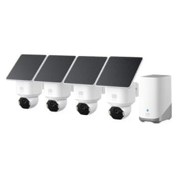 Anker Eufy Security SoloCam E42 komplet 4 kamere + HomeBase 3 baza + 4 solarna panela