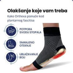 Orthexa Kompresijske čarape za plantarni fascitis – Kinesios - XXL