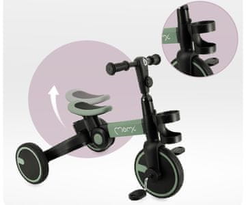 Nastavljive možnosti sedeža na poganjalčku