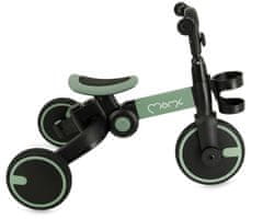 MoMi FILO 3u1 hodalica za bebe, višenamjenska, podesiva, sklopiva, zeleno-crna