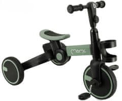 MoMi FILO 3u1 hodalica za bebe, višenamjenska, podesiva, sklopiva, zeleno-crna