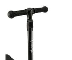 MoMi SAN dječji romobil, sklopivi, 3 kotača, LED osvjetljenje, zeleno-crni