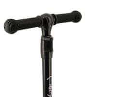 MoMi SAN dječji romobil, sklopivi, 3 kotača, LED rasvjeta, roza-crni