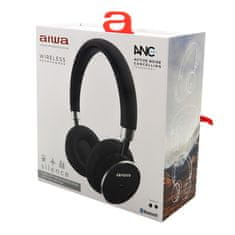 AIWA Bluetooth naglavne slušalice s aktivnim poništavanjem šuma (ANC) HSTBTN-800BK