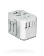 Tessan 633UC putni adapter, 2x USB-C, 2x USB-A