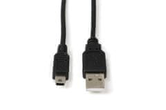 MicroConnect USB A - Mini USB B 5P 1m M-M