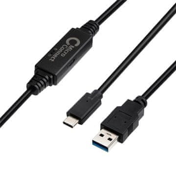 USB 3.2 Gen 1 A na USB-C Gen1 kabel - 5m kabel, 5 Gbit/s