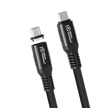 Premium USB4 kabel s omotačem od tekućeg silikona i magnetskim priključkom, 20Gbp