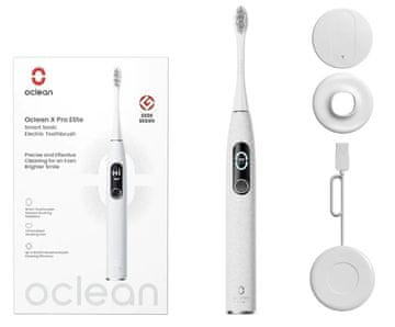 Oclean Električna četkica za zube X Pro Elite Siva, sonični motor