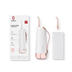 Oclean Oralni tuš W10 - 2 nastavka Roza