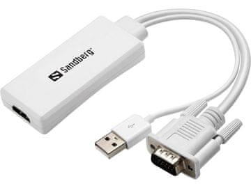 Sandberg Sandberg VGA+Audio u HDMI pretvarač