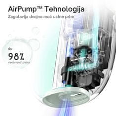 Oclean Oralni tuš A10 Bijela, Voda + Zrak