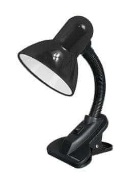 slomart Esperanza stolna lampa PROCYON, E27, crna, s kopčom