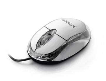 slomart Extreme XM102W žični miš Camille, bijeli, USB