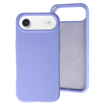 Onasi RainBow Liquid silikonska maskica z MagSafe za iPhone 17 Air - ljubičasta