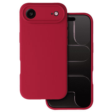 Onasi Silikonska maskica za iPhone 17 Air - mat liquid - crvena