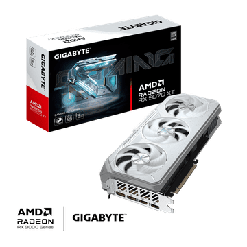 Gigabyte Grafička kartica Radeon RX 9070 XT GAMING OC ICE 16G, 16GB GDDR6, PCI-E 5.0